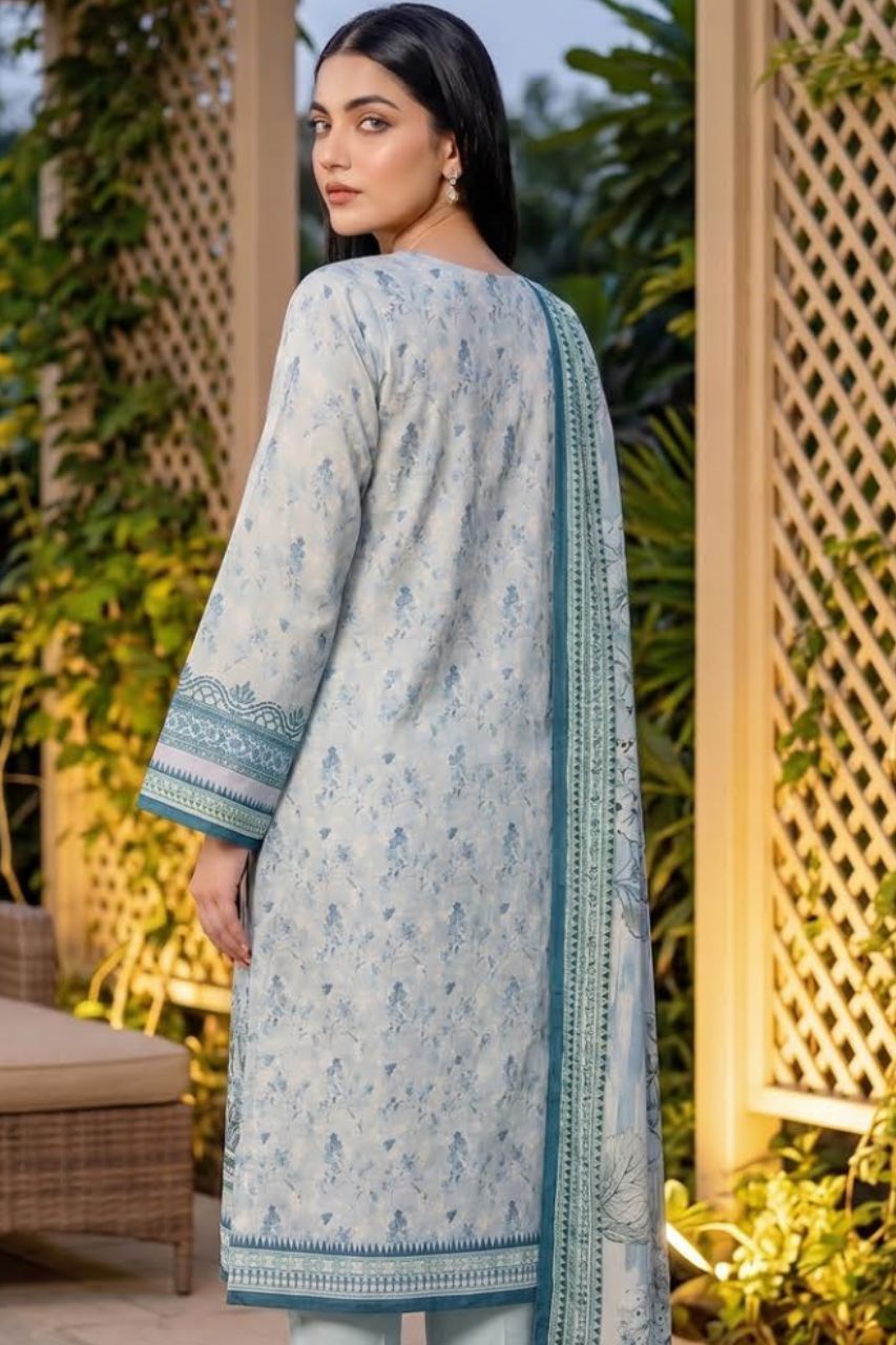 Mashaim Digital Printed Lawn 3PC