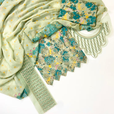 Baroque Emb Luxury Lawn-3PC