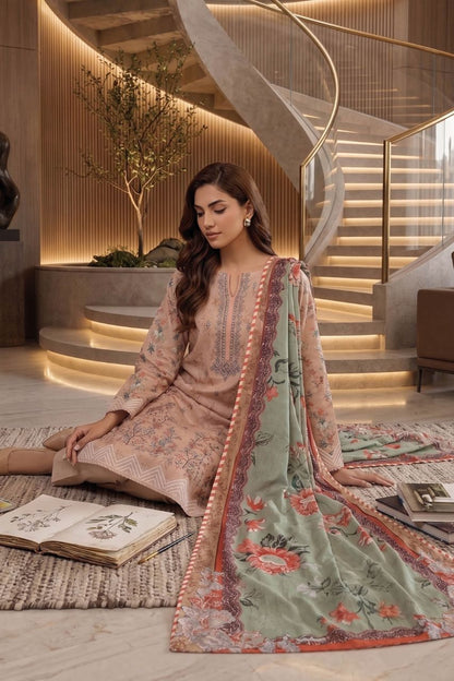 Ravish By Anaya Noor Printed & Emb Lawn 3PC