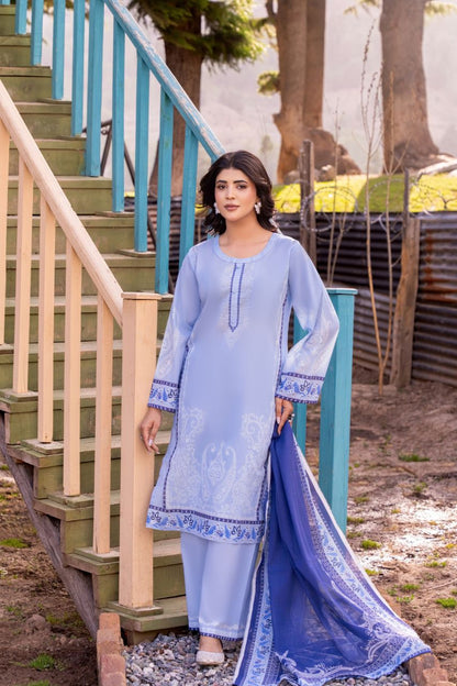 Gulzeb By Shanaya Digital Printed Lawn 3PC