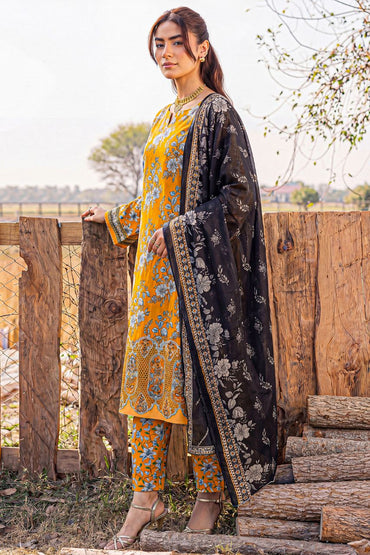 Rameen By Anaya Noor Printed & Laser Cutwork Emb Lawn 3PC