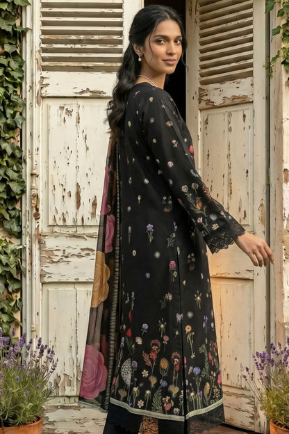 Ladly By Sonu Ali Digital Printed Lawn 3PC