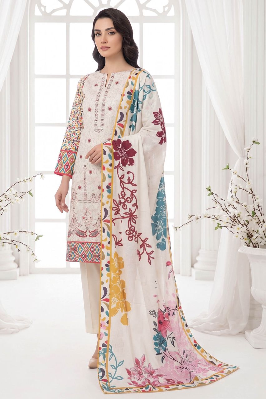 Ravish By Anaya Noor Printed & Emb Lawn 3PC