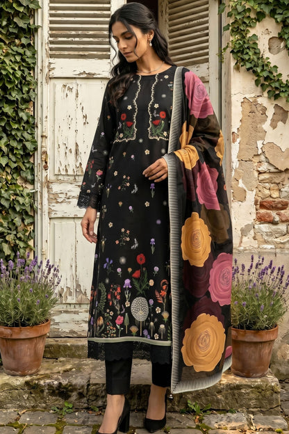 Ladly By Sonu Ali Digital Printed Lawn 3PC