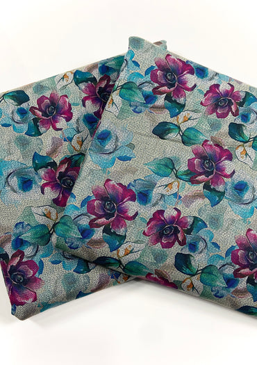 Anaya Noor Printed Dhanak Marina 2PC