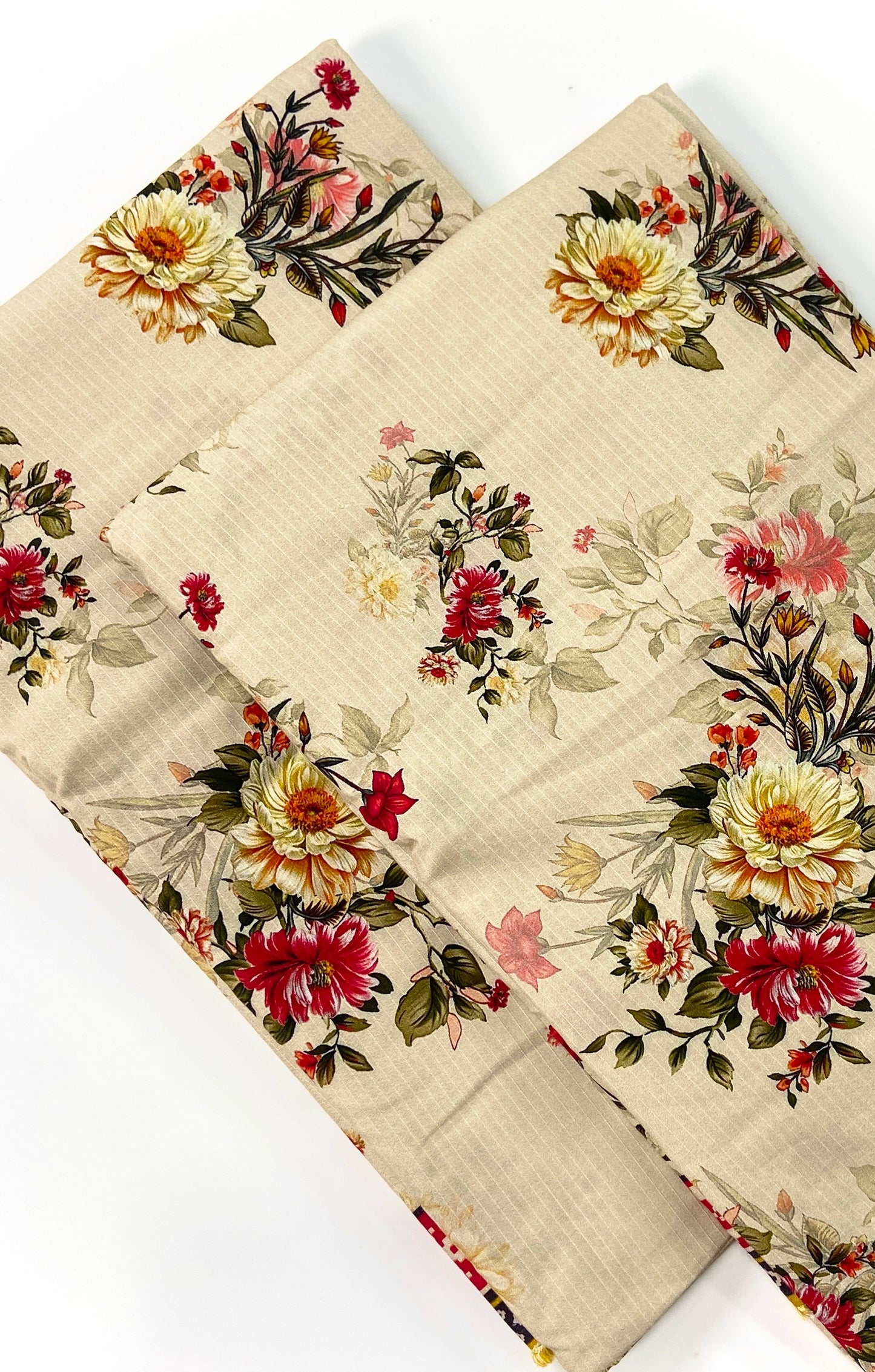 Anaya Noor Printed Bana Dora Slub Linen 2PC