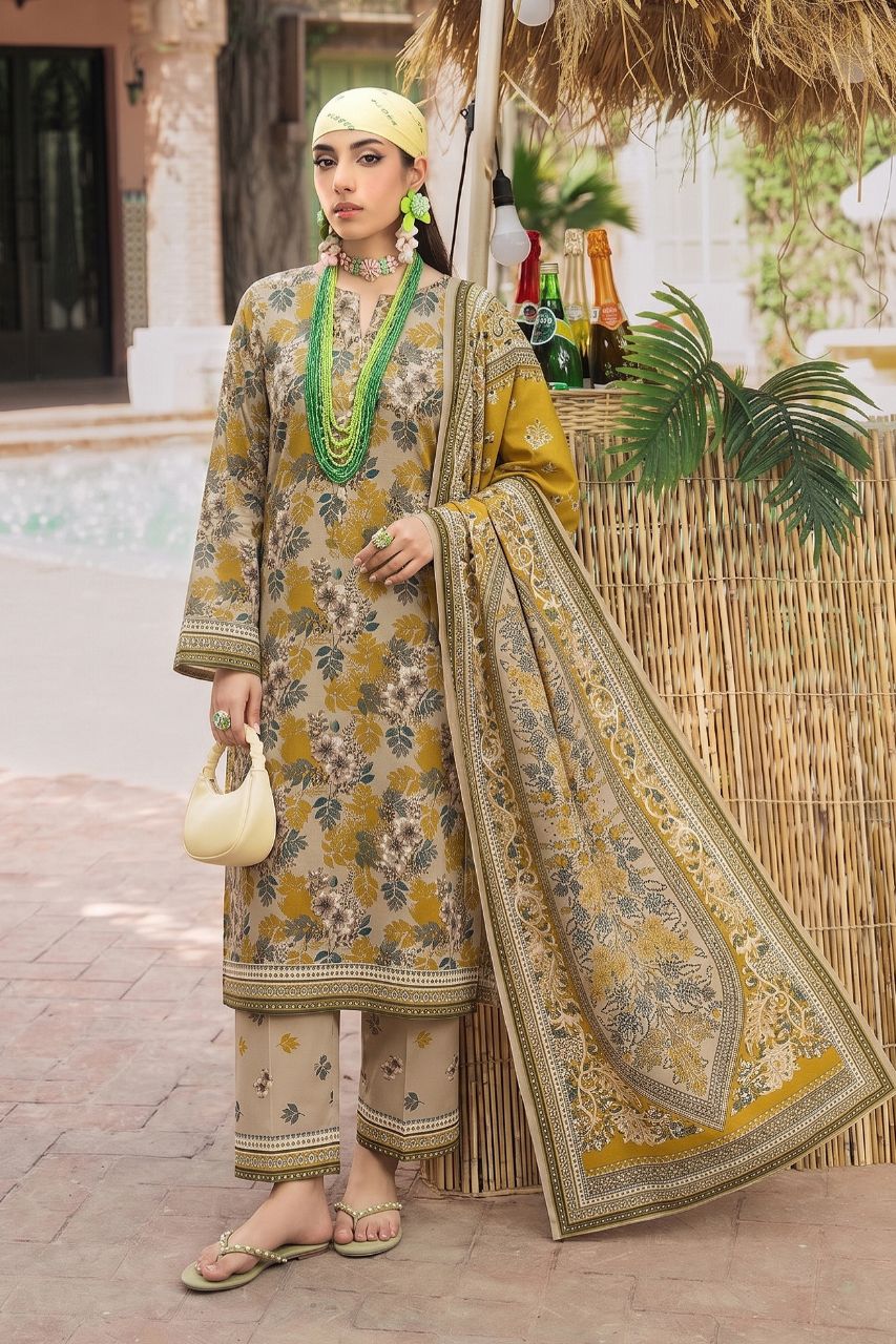 Reemse Digital Printed Banadora Lawn 3PC