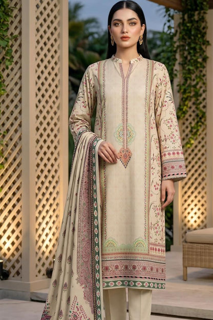 Mashaim Digital Printed Lawn 3PC