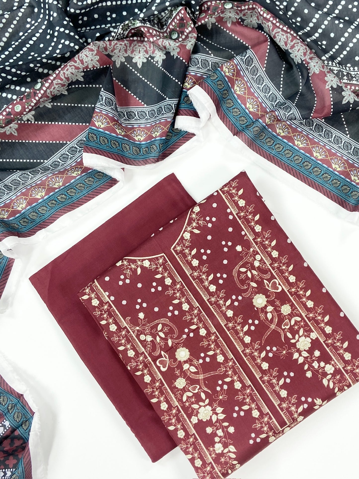 Belleza Digital Printed Lawn 3PC