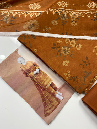 Almeerah Printed Lawn 3-PC