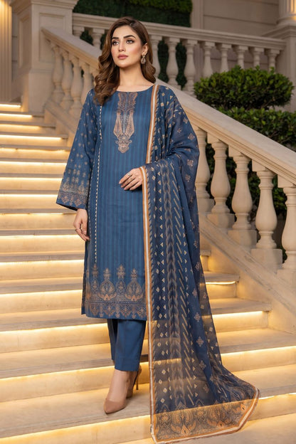 Maahru By Anaya Noor Digital Printed Lawn With Patches 3PC