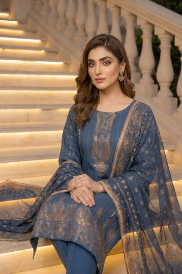 Maahru By Anaya Noor Digital Printed Lawn With Patches 3PC