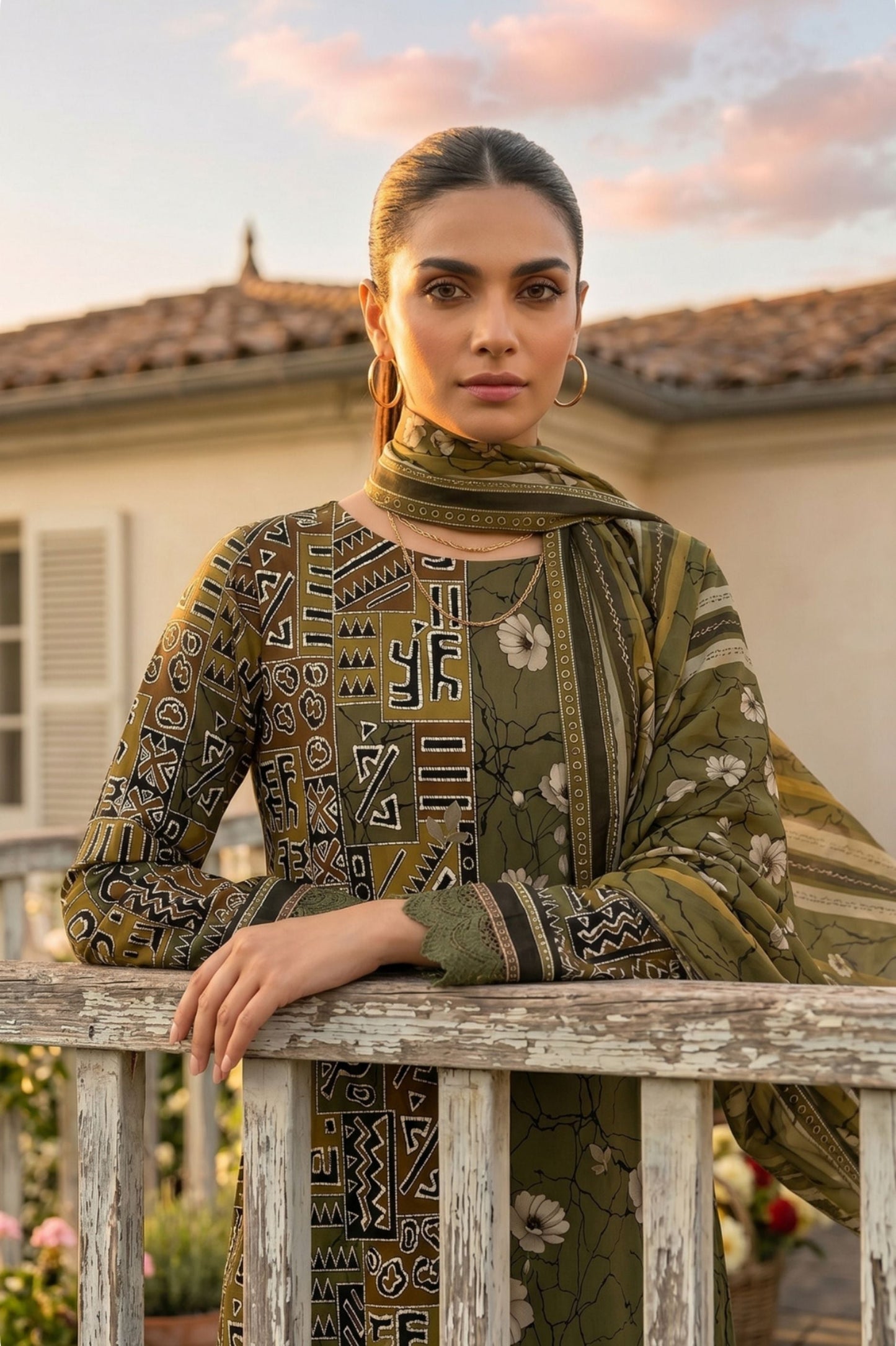 Ladly By Sonu Ali Digital Printed Lawn 3PC