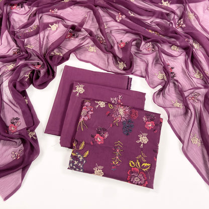Bareeze Embroidered Lawn 3PC