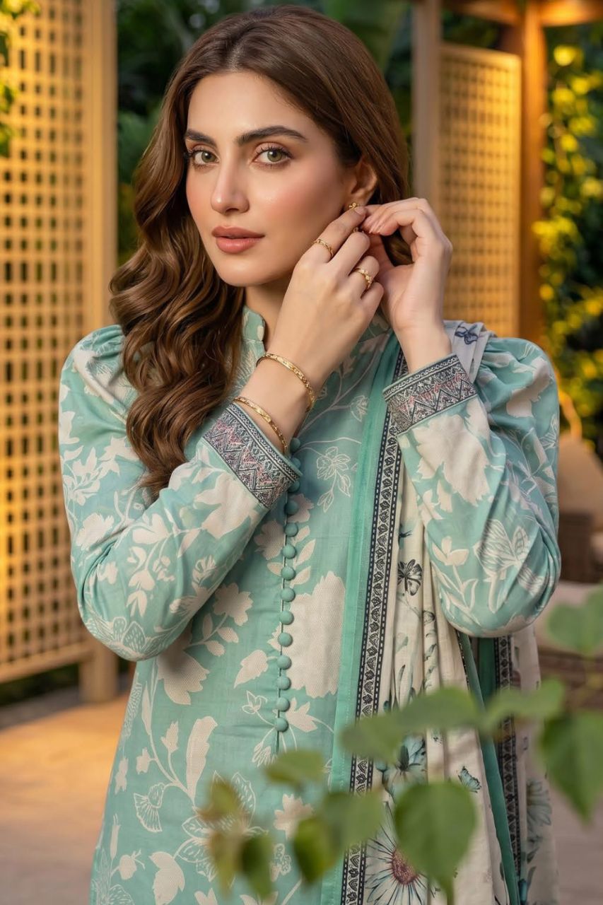Mashaim Digital Printed Lawn 3PC