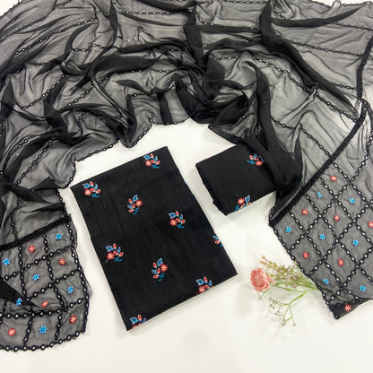 Jazmin Luxury Embroidered Lawn 3PC