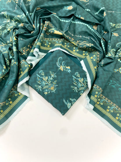 Mausummery Digital Printed Khaddar 3PC