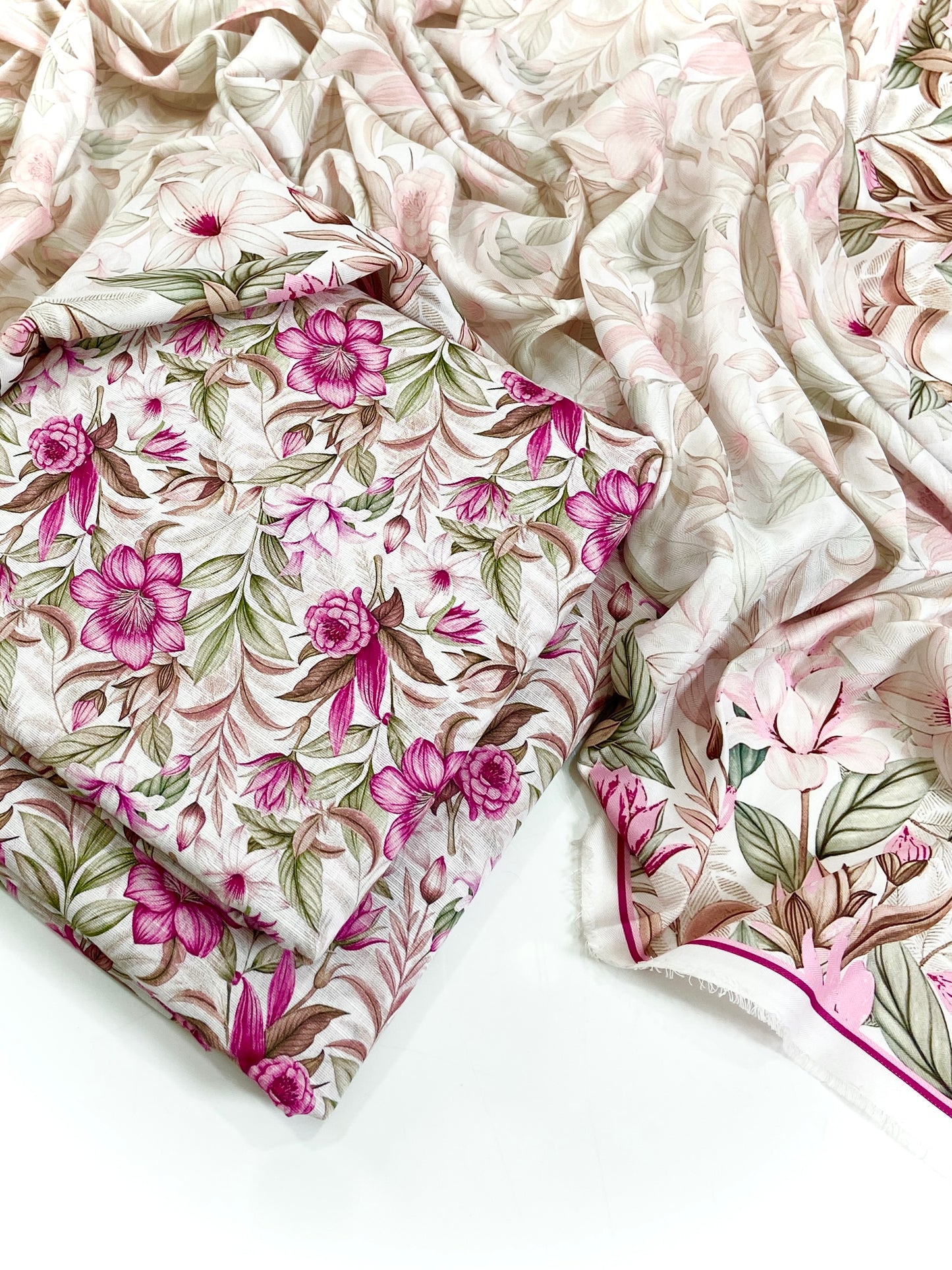 Bareeze Digital Printed Slub Khaddar 3PC