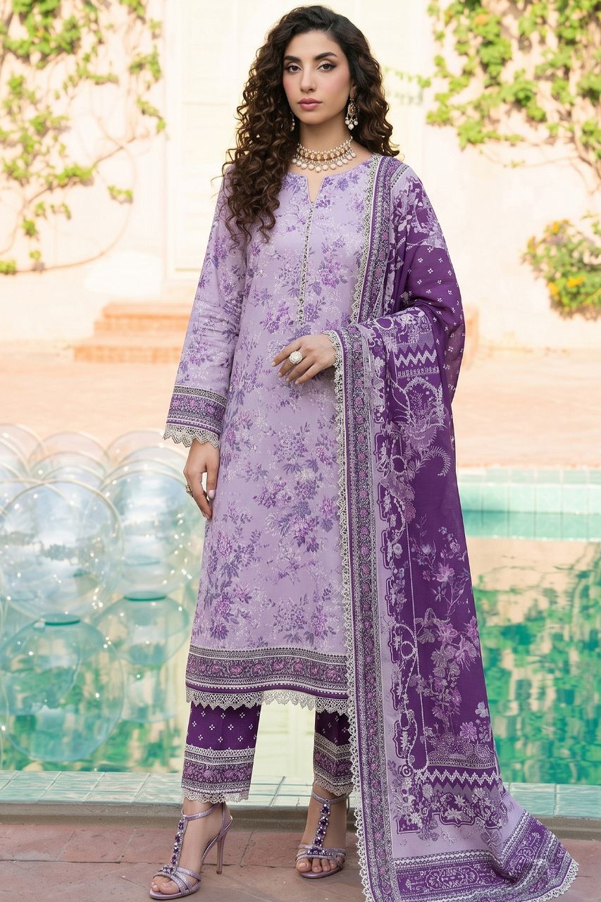 Reemse Digital Printed Banadora Lawn 3PC