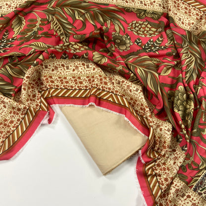 Maria B Slub Linen Dyed Matching Suit With Wool Shawl-3PC