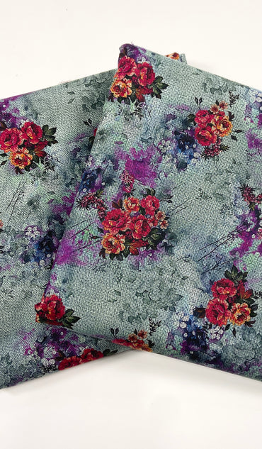 Anaya Noor Printed Dhanak Marina 2PC