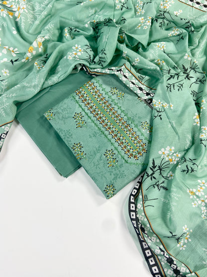 Anaya Noor Bana Dora Embroidered Lawn 3PC