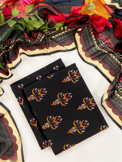 Reemse Digital Printed Banadora Lawn 3PC