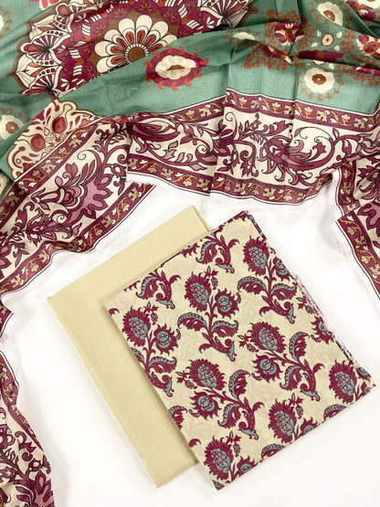 Nishat Digital Printed Lawn 3PC