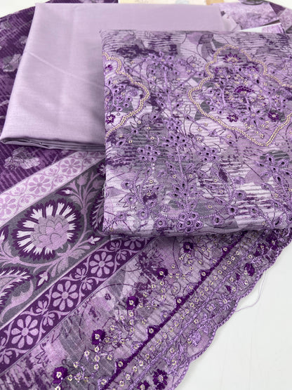 Almeerah Emb Lawn With Cutwork 3-PC