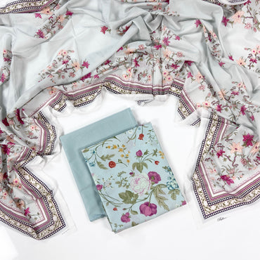 Belleza Digital Printed Lawn 3PC