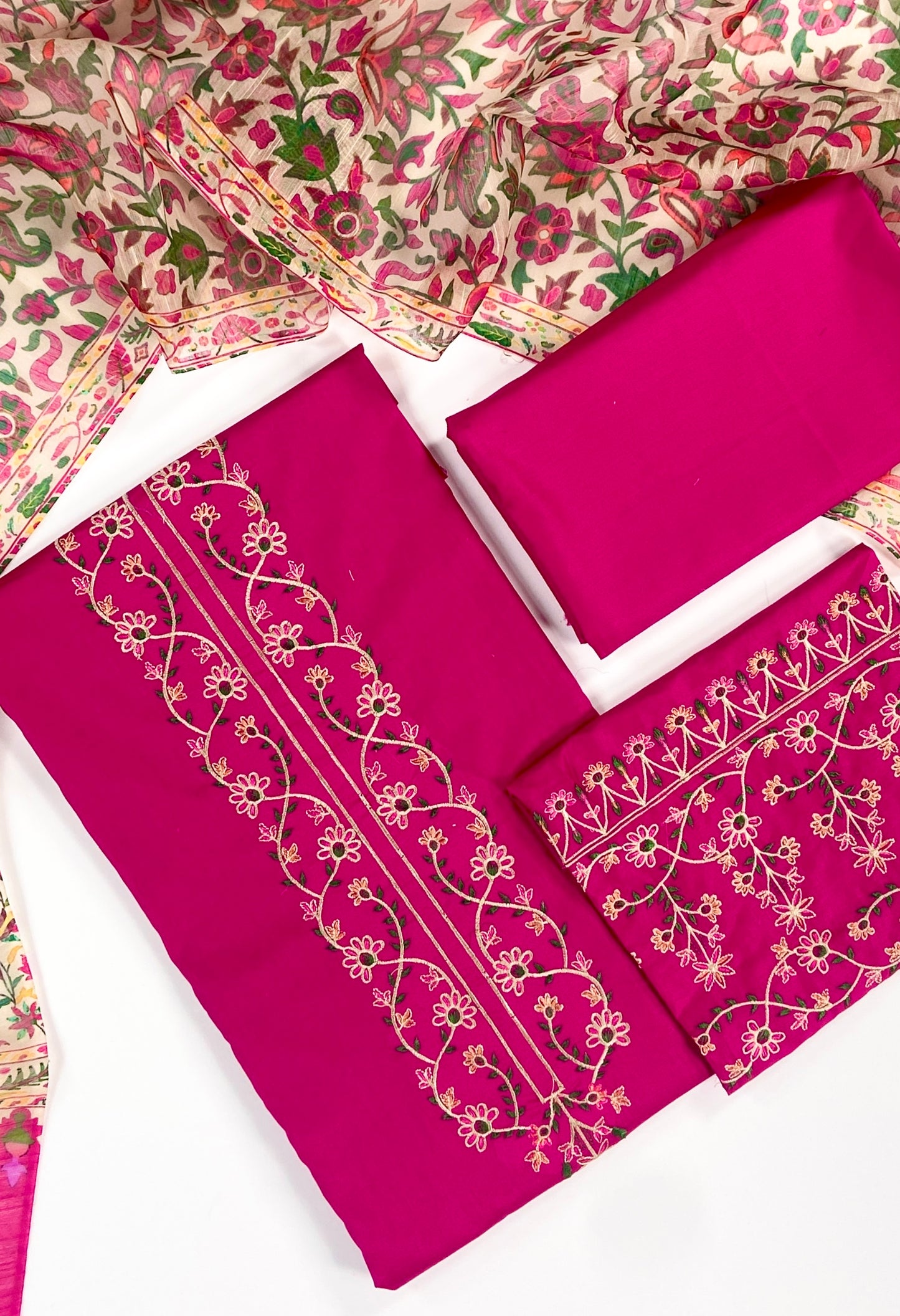 Charizma Luxury Embroidered Lawn 3PC