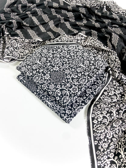 Bareeze Digital Printed Slub Khaddar 3PC