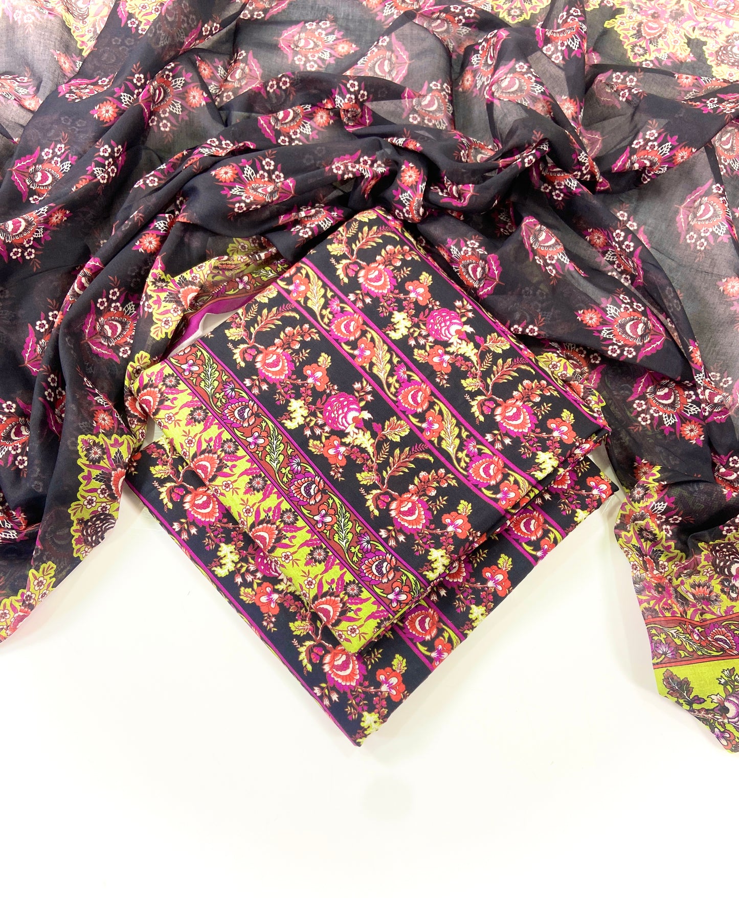 Bin Saeed Digital Printed Lawn 3PC