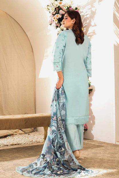 Tehzeeb | ChikanKari Luxury Lawn | 3-PC