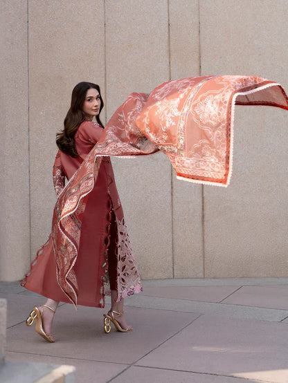 Dil-e-Raqsam | Parishay Luxury Lawn | 3PC