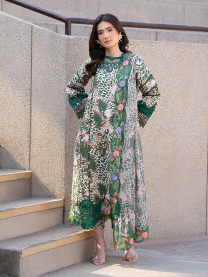 Dil-e-Raqsam | Parishay Luxury Lawn | 3PC