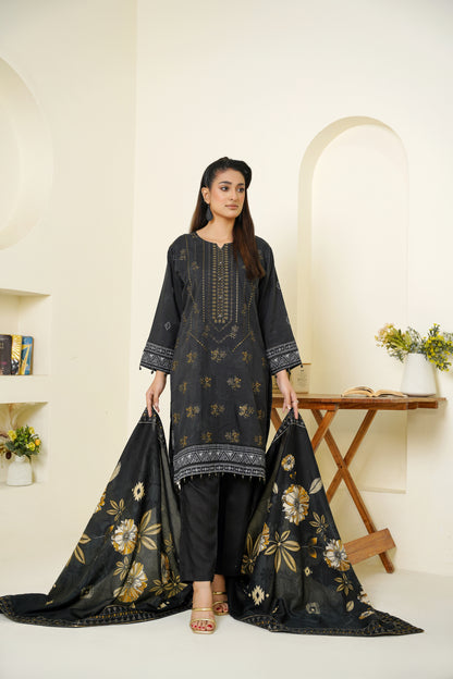 Narm o Nafees By Anaya Noor Embroidered Viscose 3PC