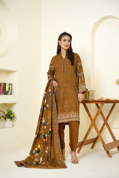 Narm o Nafees By Anaya Noor Embroidered Viscose 3PC