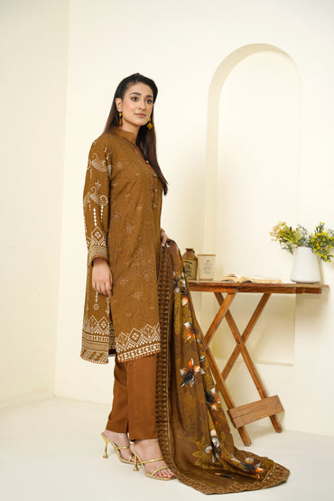 Narm o Nafees By Anaya Noor Embroidered Viscose 3PC