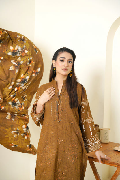 Narm o Nafees By Anaya Noor Embroidered Viscose 3PC