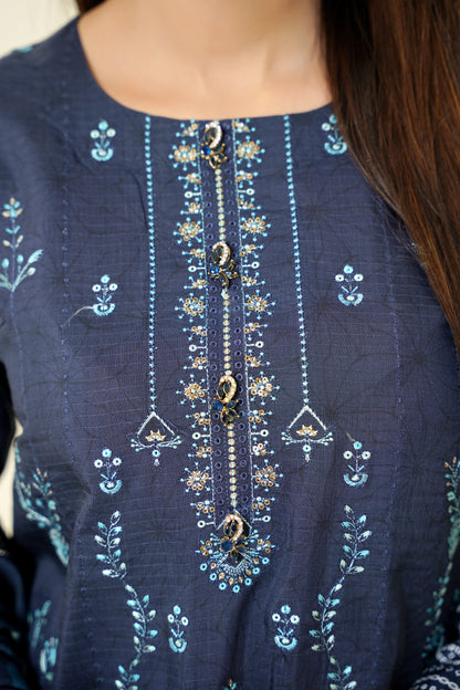 Narm o Nafees By Anaya Noor Embroidered Viscose 3PC