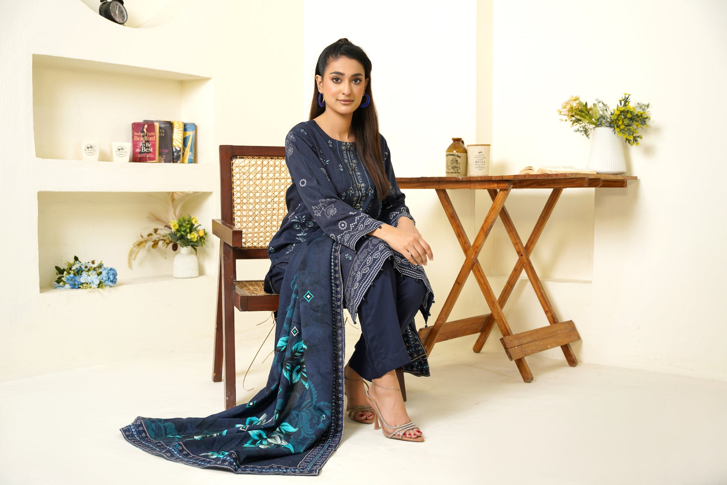 Narm o Nafees By Anaya Noor Embroidered Viscose 3PC