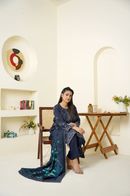 Narm o Nafees By Anaya Noor Embroidered Viscose 3PC