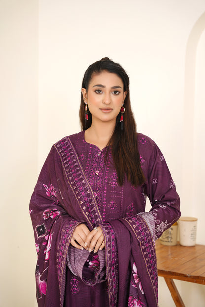 Narm o Nafees By Anaya Noor Embroidered Viscose 3PC