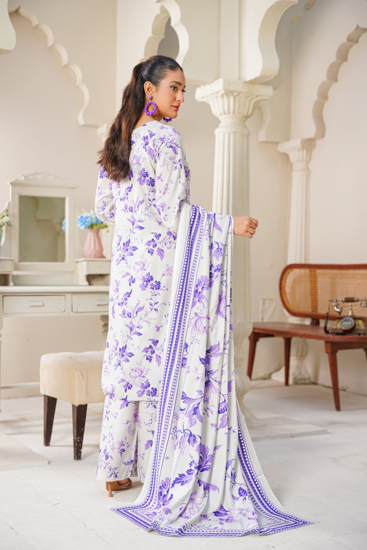 Mirari | Embroidered | Linen-3PC