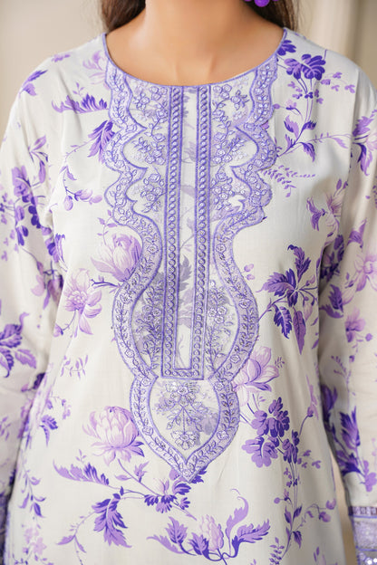 Mirari | Embroidered | Linen-3PC