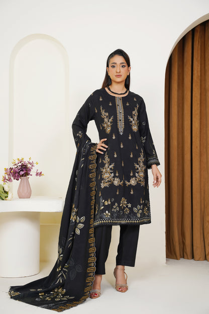 Riwayat-e-Sardi By Anaya Noor Emb Linen 3PC