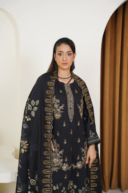 Riwayat-e-Sardi By Anaya Noor Emb Linen 3PC