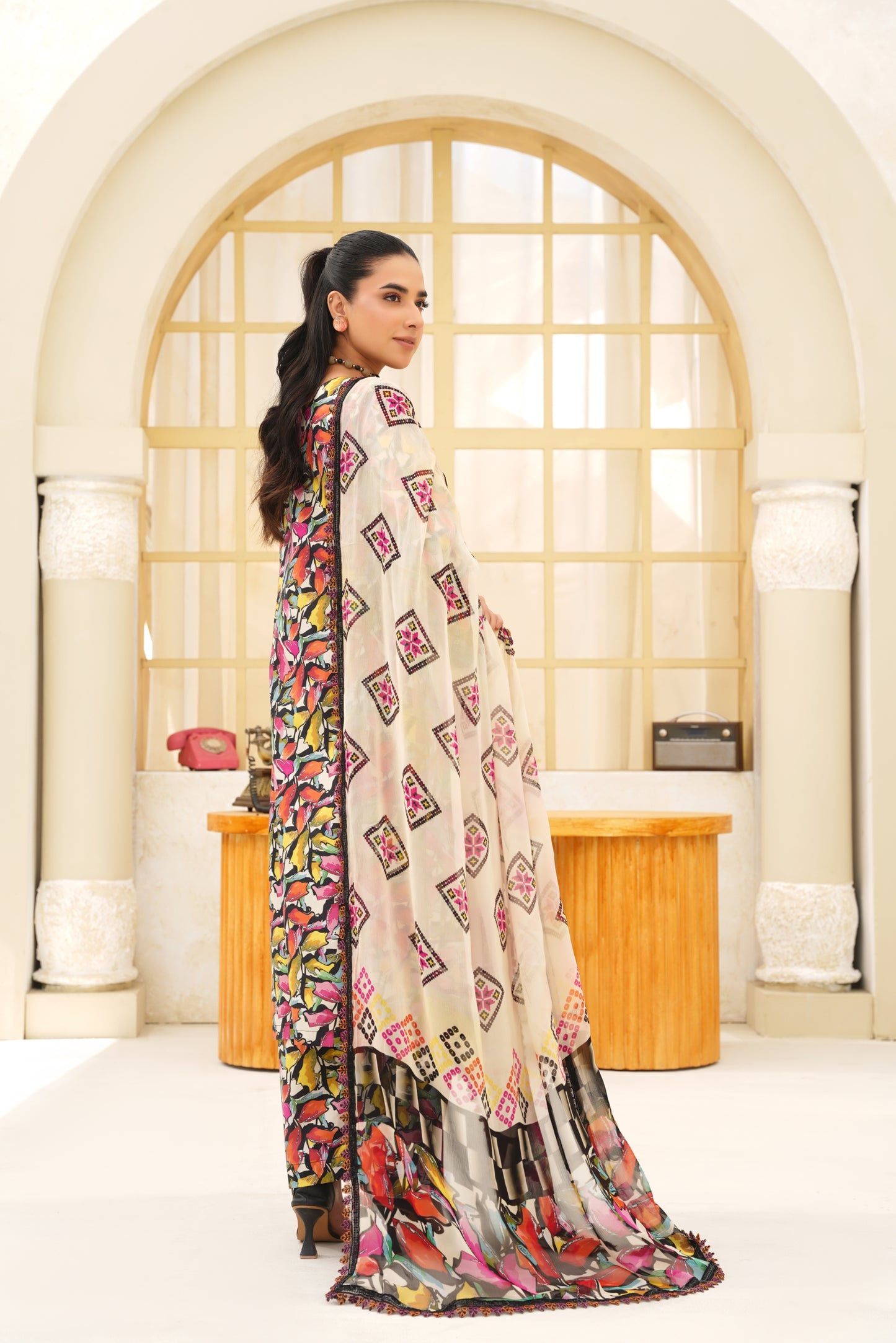 Jashn-e-Baharan By Anaya Noor Emb & Digital Printed Lawn 3PC