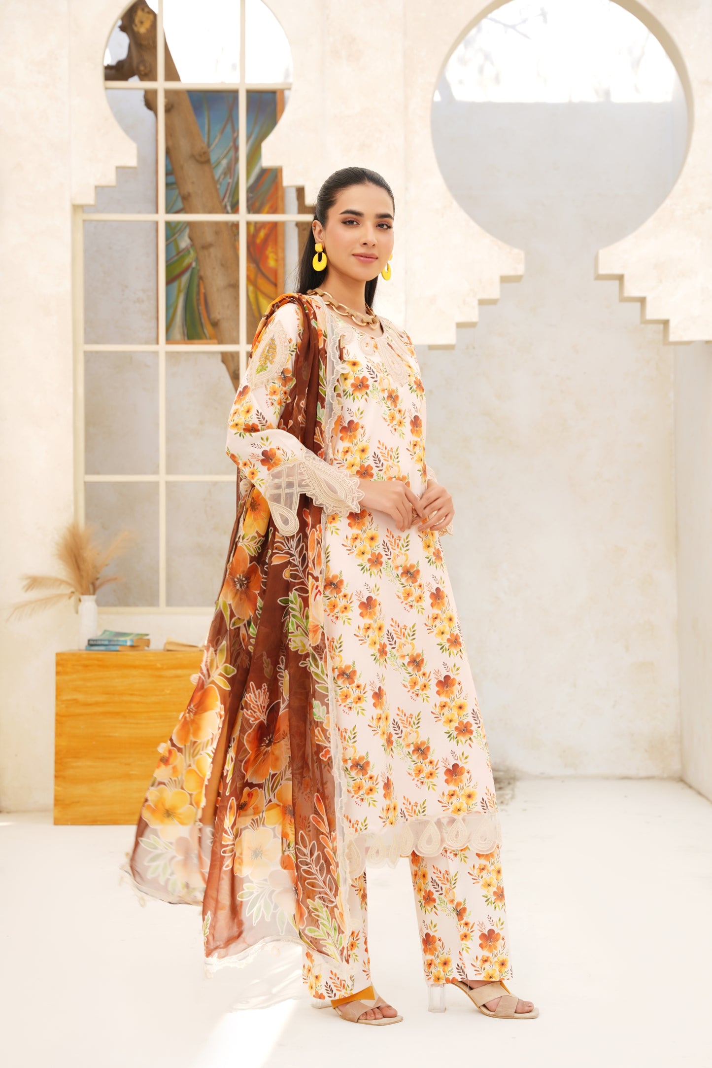 Jashn-e-Baharan By Anaya Noor Emb & Digital Printed Lawn 3PC